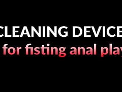Cleaning DOUCHE HEADS for FISTING. Overview by Spermaff