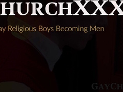 Matthew Steel receives special punishment from Father Aaron Trainer