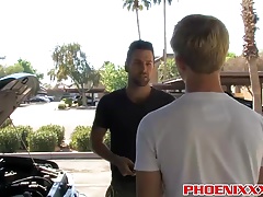 Preston Steel finds his way into Jordan Ashtons twink ass