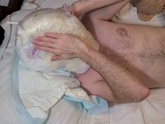 Gay diaper gag, bdsm, nappies