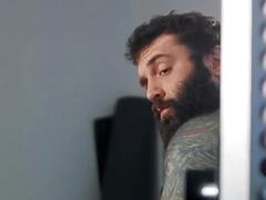 FTM Tommy Tanner fucks muscular bear Markus Kage