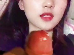 Korean highschooler cumtribute by unknown