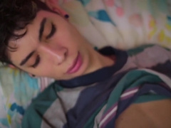 Skinny Twink Masturbation Jerking My Big Cock With Oil Until I Shoot A Nice Thick Load Of Cum