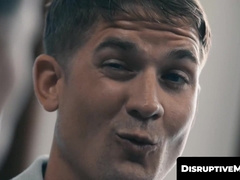 DisruptiveMovie.com - Des Irez deepthroats landlord Brandon Anderson's huge dick to pay rent