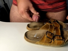 Jizzing in footwear compilation of myself