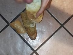 Masturbation with bread