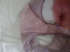 Cumming on wife's dirty knickers
