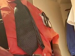 Orange shirt jerk.