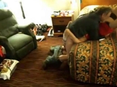 Shut that sissy up gag that mega-slut