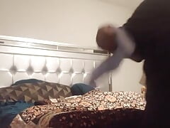 I Smacked My Ass in Bed While Wearing Women Thong