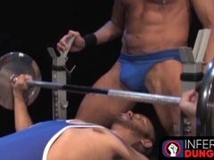 InfernoDungeon.com - Muscular bottom rimmed fisted and bareback fucked