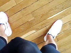 Cum in lycra