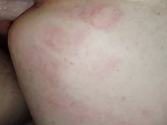 Wet and schelchy sloppy bareback grandpa fuck