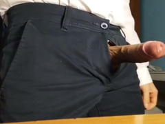 Masturbating off after the Office