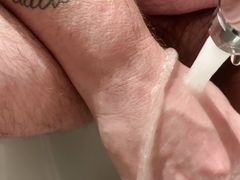 The bidet with masturbation to start the day well