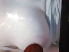 Huge cum explosion on my tits Slutmonica27 CT