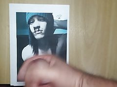 Cum tribute to emo boy