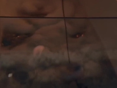 YOUNG GUY WITH 8 INCH JACKING WHILE BATHING