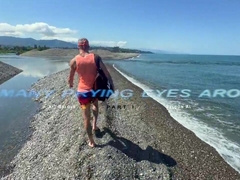 Public sucky-sucky and fuckfest on a crowded beach. PART 1