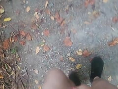 Went for a nude walk.
