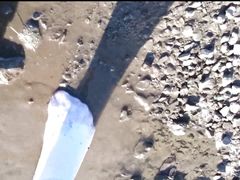 White Socks in the Puddle