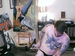 Anal masturbation, undergarments, after the gym