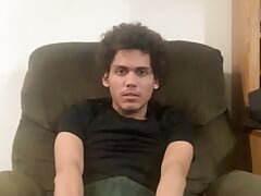 Hairy Hispanic Twink Feels Himself