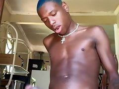Hot Black Twink with Big Cock Josh Mandingo Bust Nutt