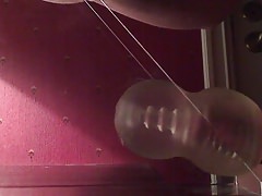 Daddy cum huge and moaning