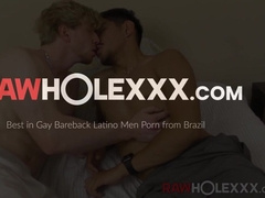 Latino Jesse and Gian waste no time cocksucking mutually