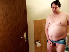 Pasci jerks in the toilet