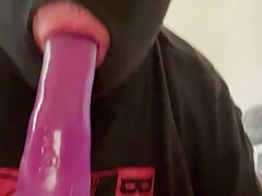 Cleaning the Mistress's dong the right way