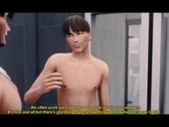 Office slut gets anal fucked and gives sloppy blowjob