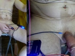 Intense CBT with electro stimulation and a rotation machine for Paulannie
