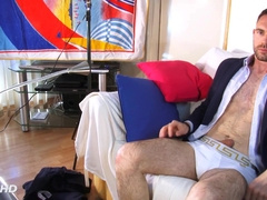 Witness his Enormous Rigid Cock Gets Drained in Spite of himself