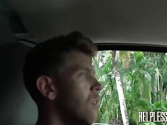 Twink roughed up anally by jock that cums on his face