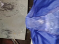 I enjoy jerking off with sister's dirty panties