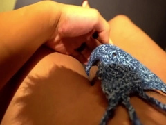 Creative Little Twink Shows Tight Pink Hole In His Homemade Thong