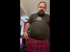 Scot Bear in Kilt - Huge Load