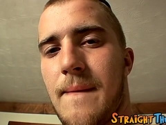 Horny straight thug Potter moans during passionate anal play