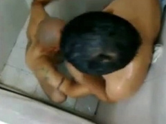 Lad Pounds Old Mexican in Public Douche