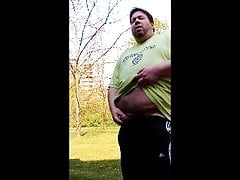 jerking off in public