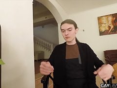 GAYLAWOFFICE Twink Tyler Vonas Defended With Raw Lawyer Cock