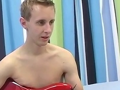 Skinny amateur Jacob Rex gets naughty and cums during a solo masturbation session