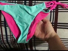 Bikini beautiful cum