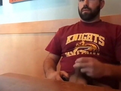 Bearded Bro Public Solo in Coffee Shop