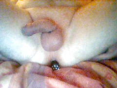 Jerking off me with dildo in my ace