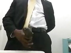 Professional Black Man Jack Off