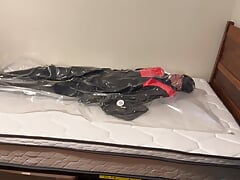 Apr 30 2023 - VacPacked in my hiviz raincoat chestwaders heavy gloves and latex head balloon