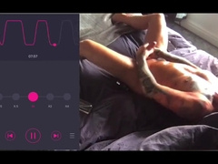 Nicely-Shaped Muscle Dad masturbates off with lovense in bootie